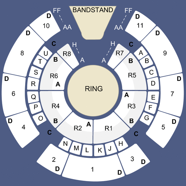Damrosch Park Seating Chart