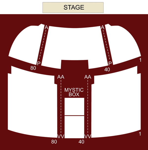 Mystic Lake Showroom, Prior Lake, MN - Seating Chart & Stage ...