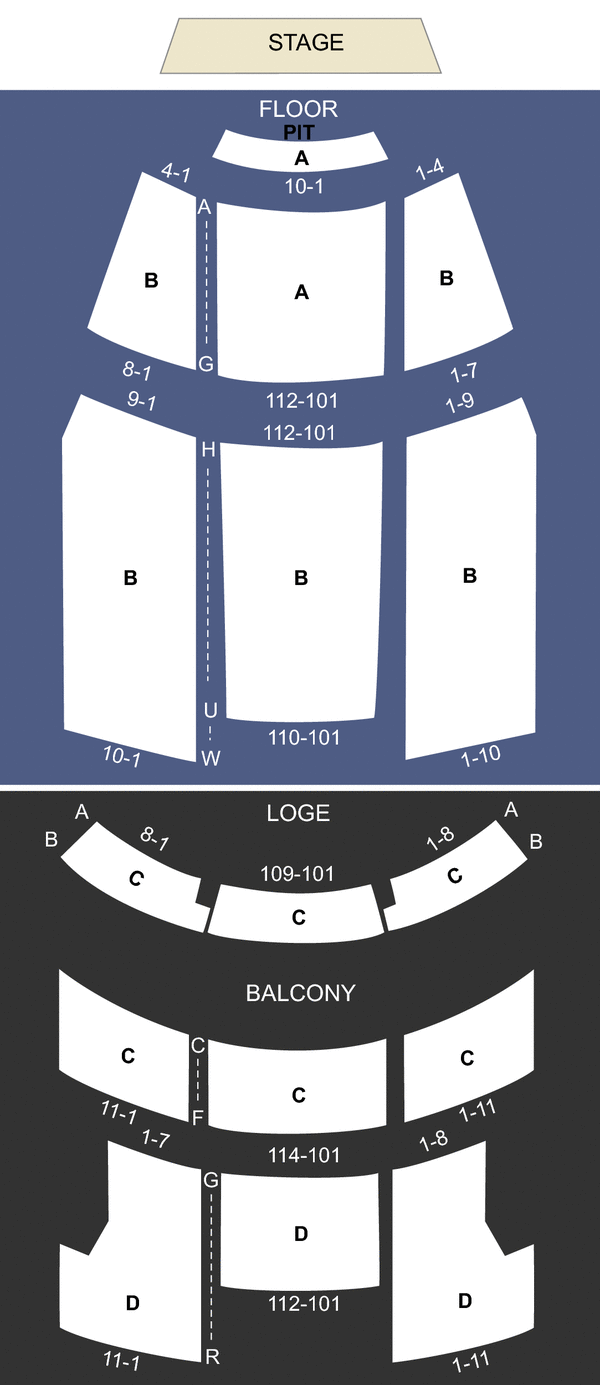 Pantages Seating Chart 2019