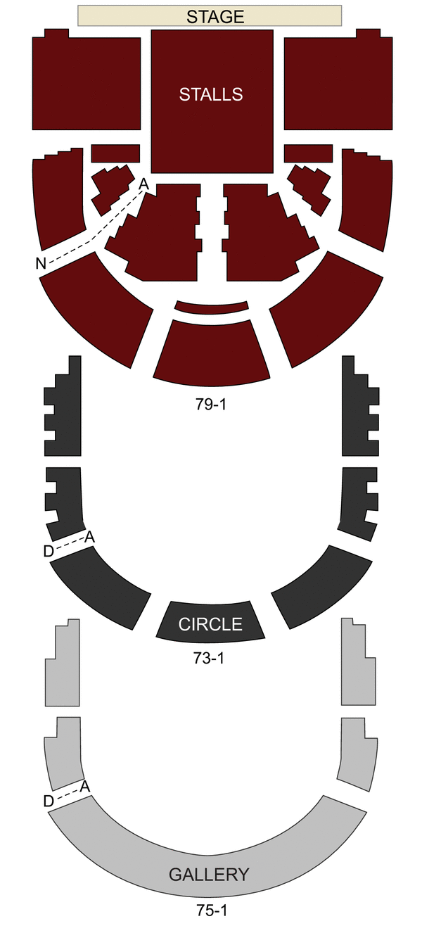 Courtyard Theatre Seating Chart