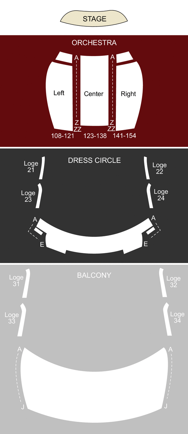 Toronto Centre Main Stage, North York, ON - Seating Chart & Stage ...