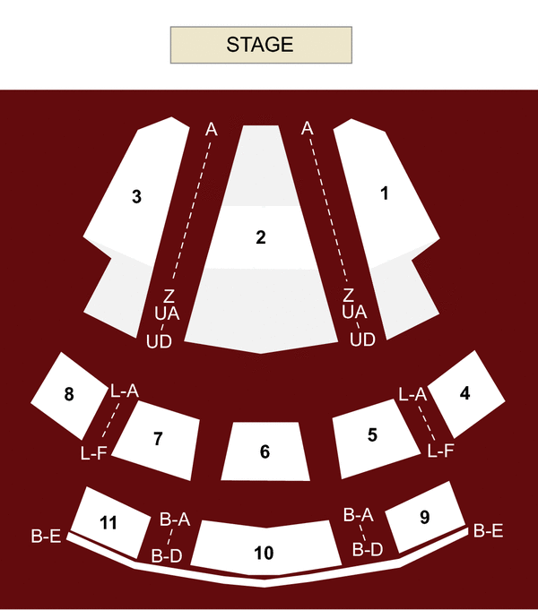 Palazzo Theater Seating Chart