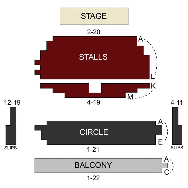 Royal Court Theatre Seating Chart