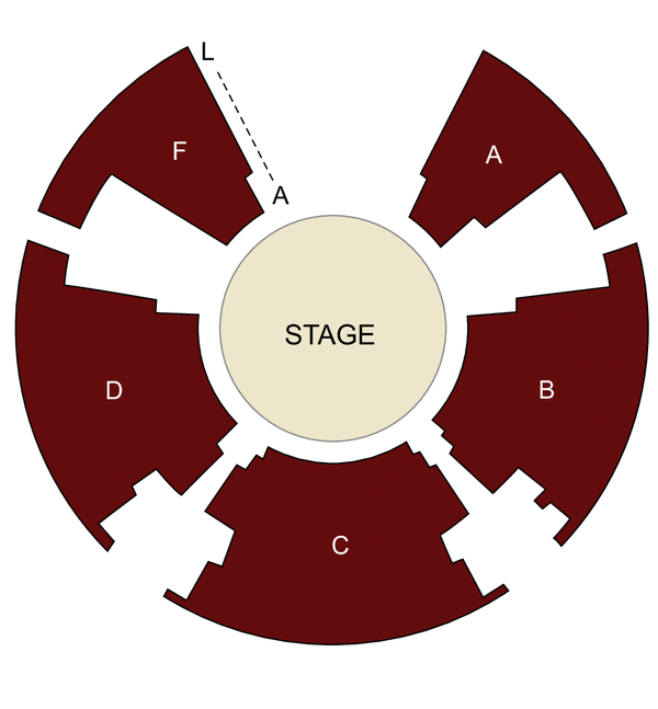 The Threesixty Theatre, Kensington Gardens Seating Chart