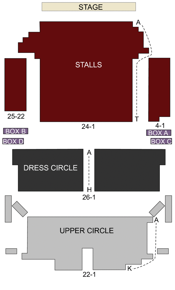 Richmond Theatre Seating Chart
