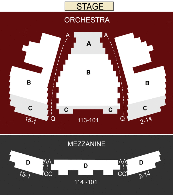 Laura Pels Theater Seating Chart