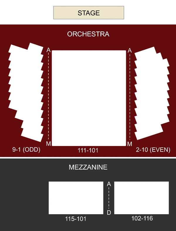 Lucille Lortel Theater Seating Chart