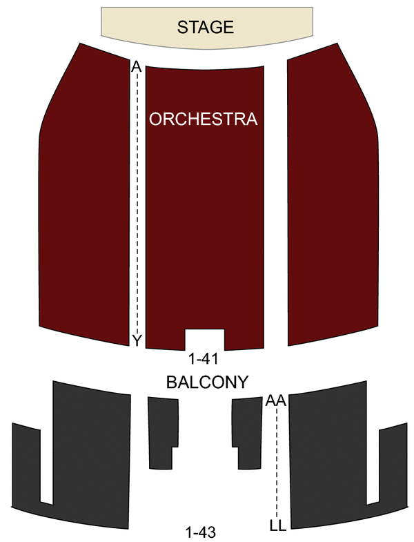 Allen Elizabethan Theatre Seating Chart