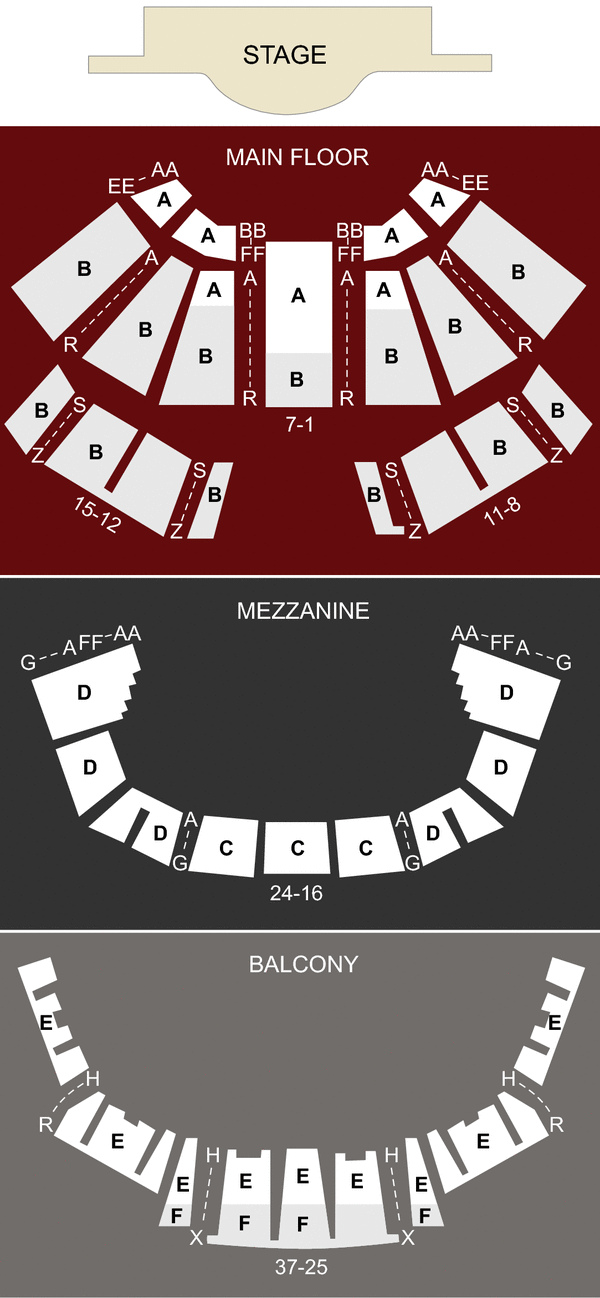 Grand Ole Opry House, Nashville, TN - Seating Chart & Stage ...