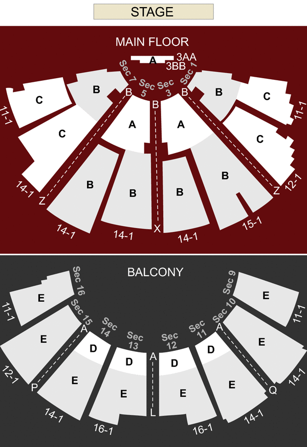 Ryman Auditorium Nashville Tn Seating Chart Stage Theatre