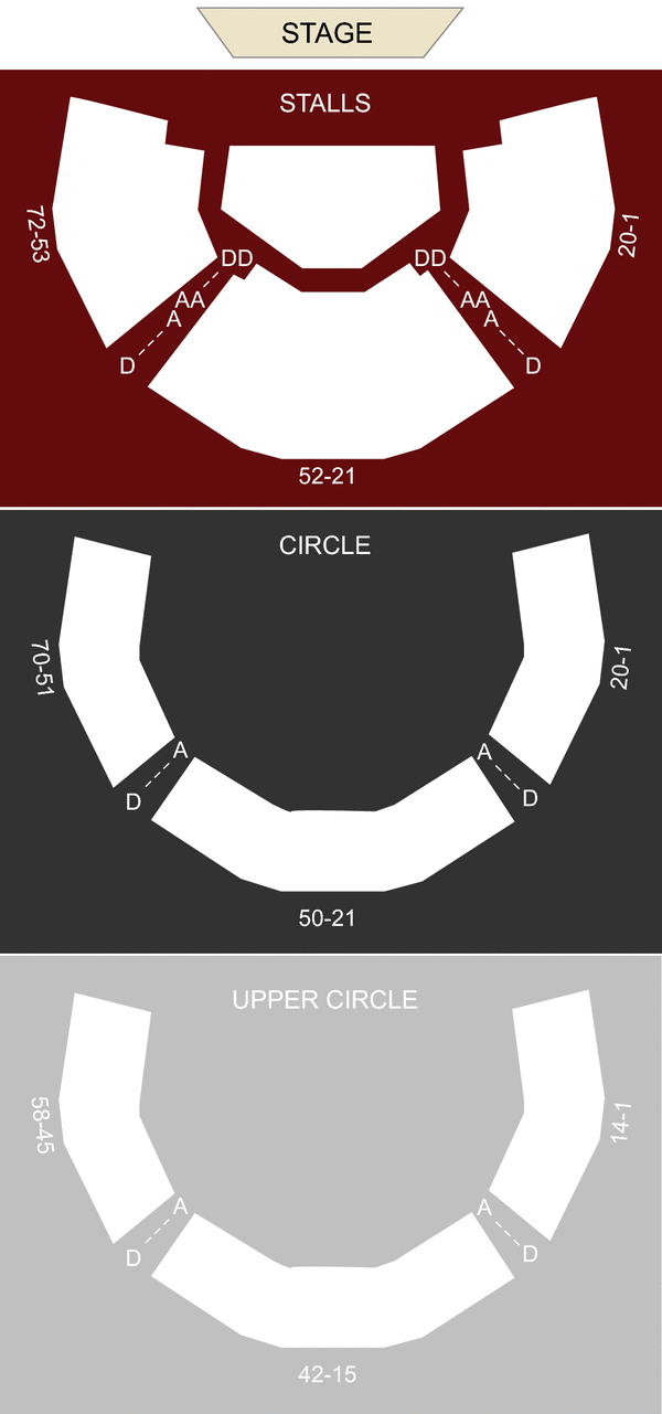 Rose Theatre Seating Chart