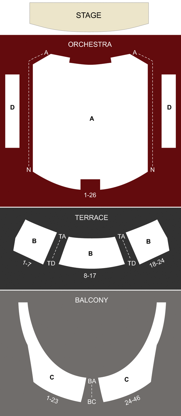 Ronald Reagan Amphitheatre Seating Chart