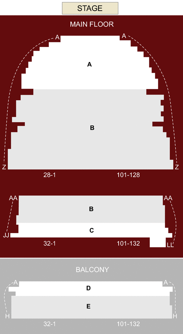 Century II Concert Hall Seating Chart
