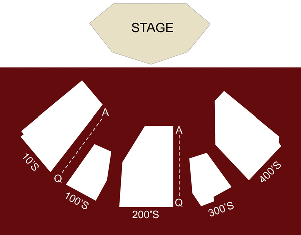 Bomhard Theater Seating Chart