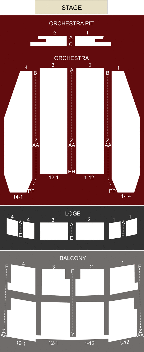 The Palace Seating Chart Louisville Ky