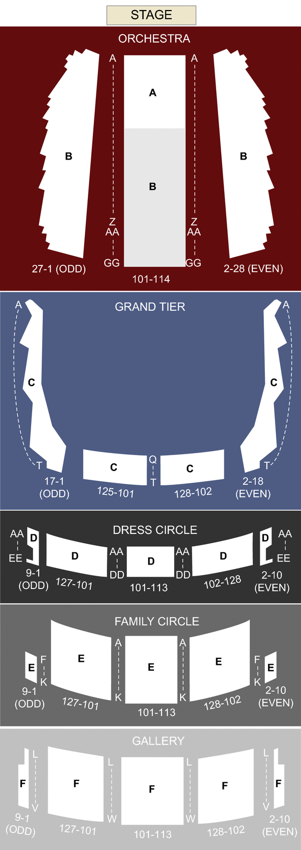 Heinz Hall Seating Chart