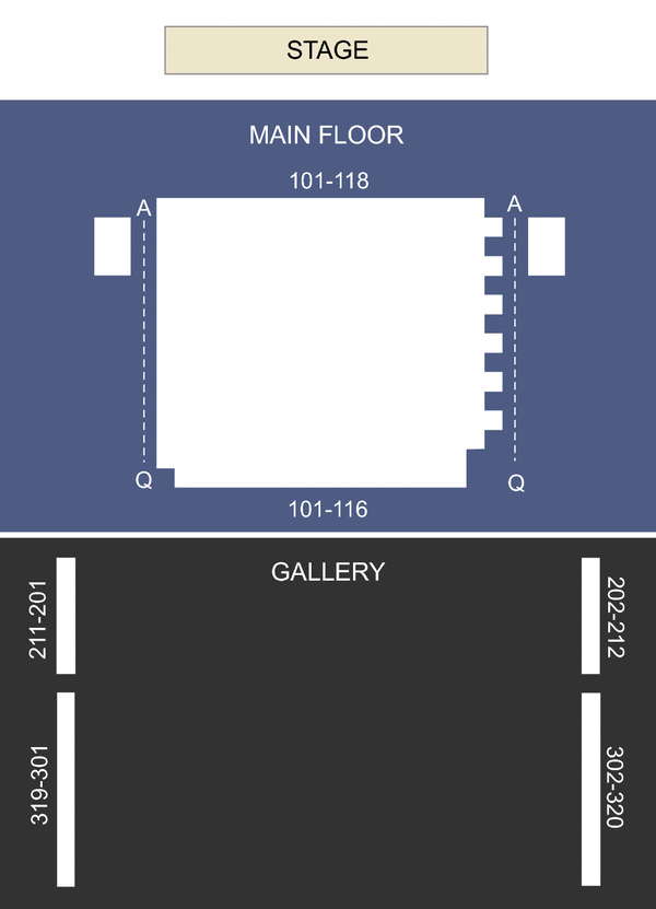 Kirk Theatre Seating Chart
