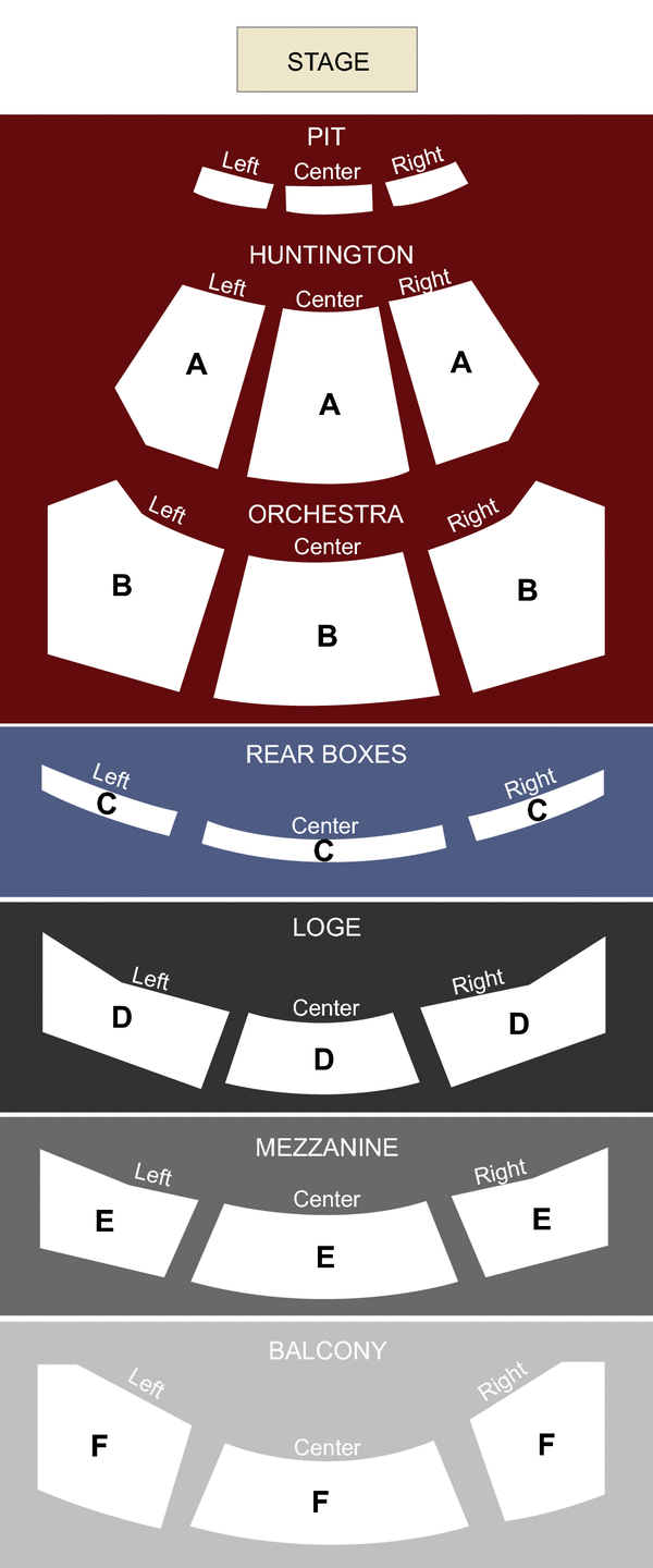 Southern Theater Seating Chart