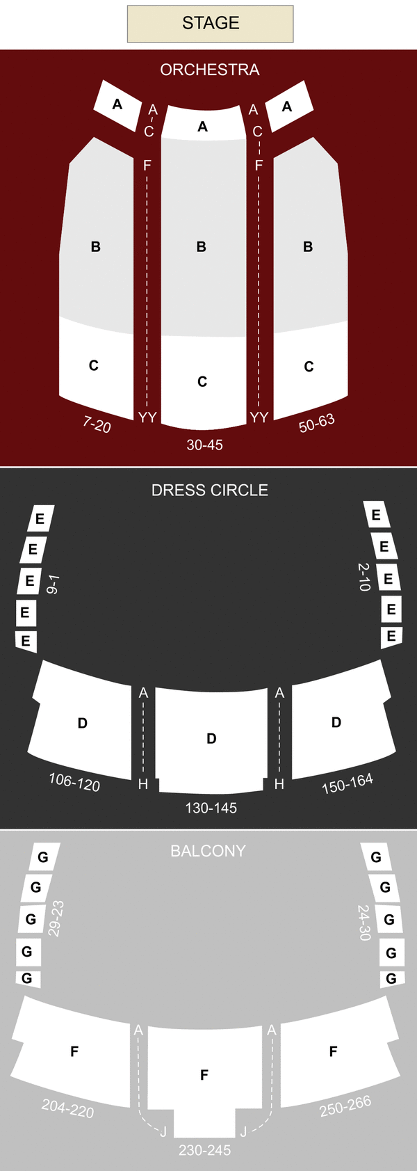 Centre In Vancouver For Performing Arts Seating Chart