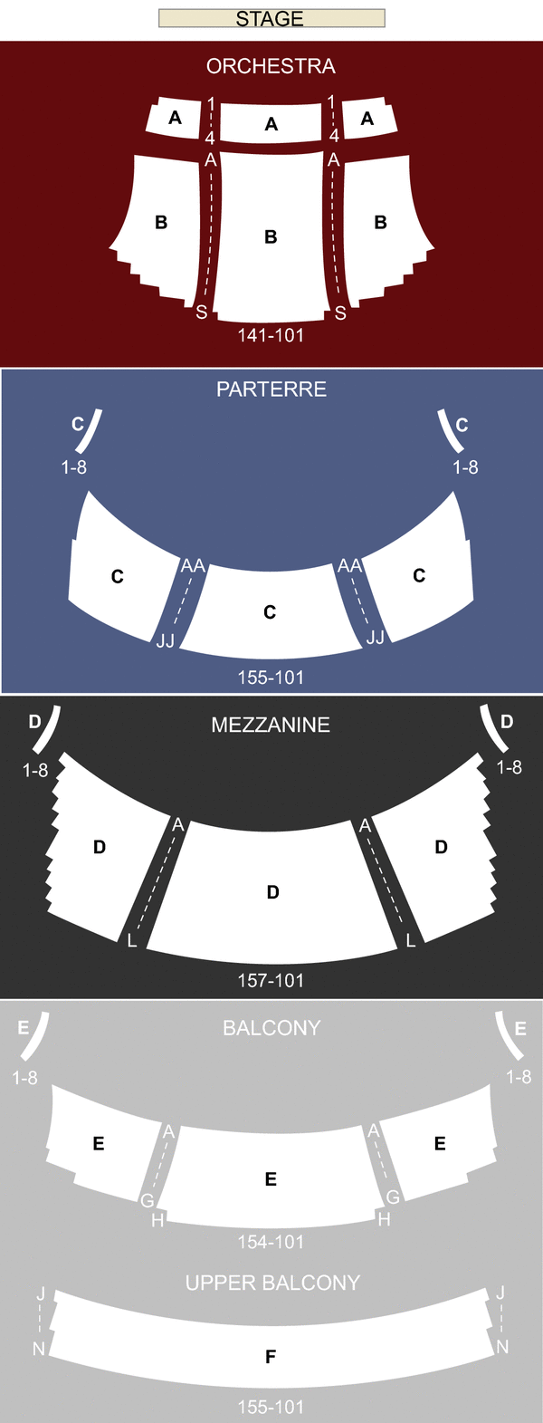 Dell Hall Seating Chart