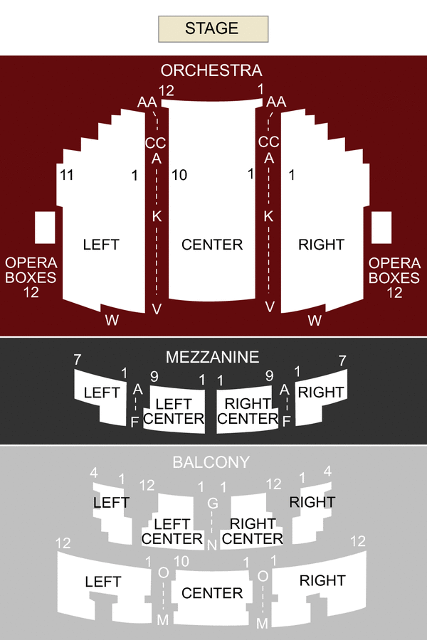 Paramount Theatre Austin TX Seating Chart Stage Austin Theater