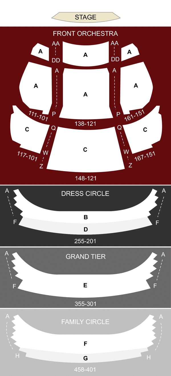 Thrivent Financial Hall Seating Chart