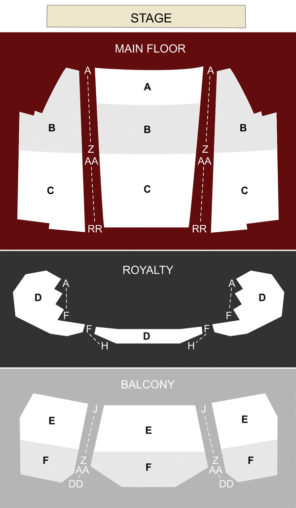 Murat Theatre, Indianapolis, IN - Seating Chart & Stage ...