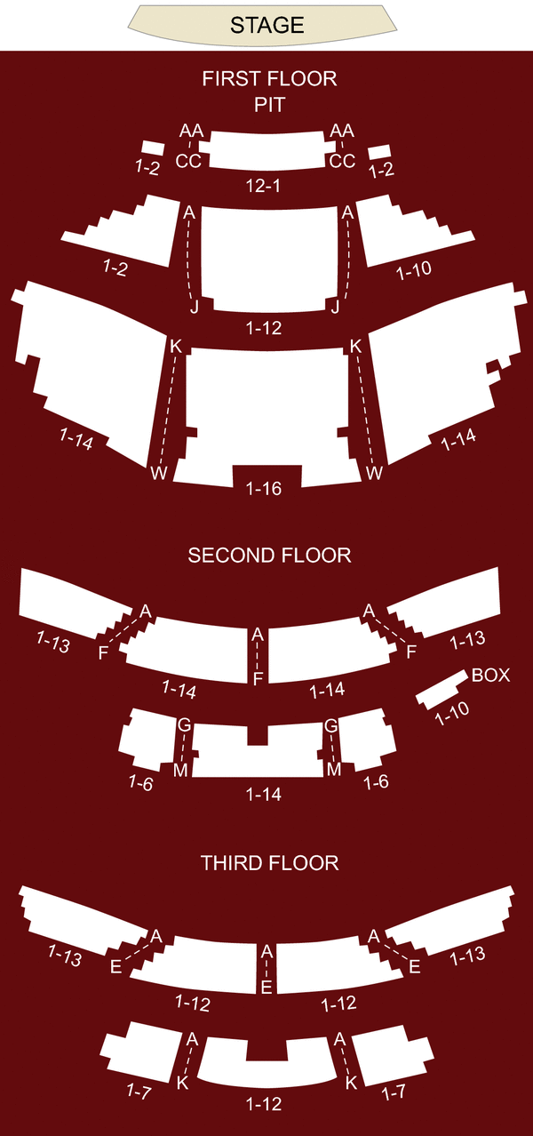 Pabst Riverside Theater Seating Chart