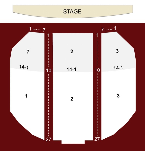Marquee Theatre Seating Chart
