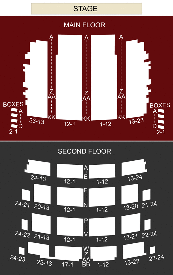 Pabst Theater Seating Chart Milwaukee Wi