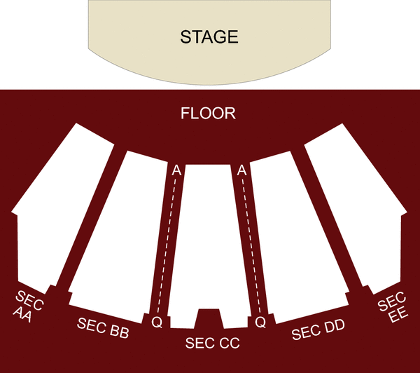 The Orleans Showroom Theater Seating Chart
