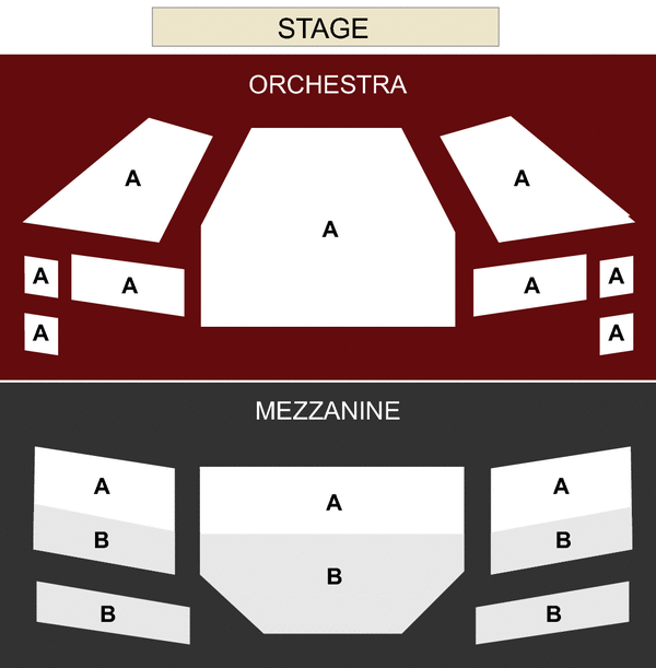 Brady Theater Interactive Seating Chart