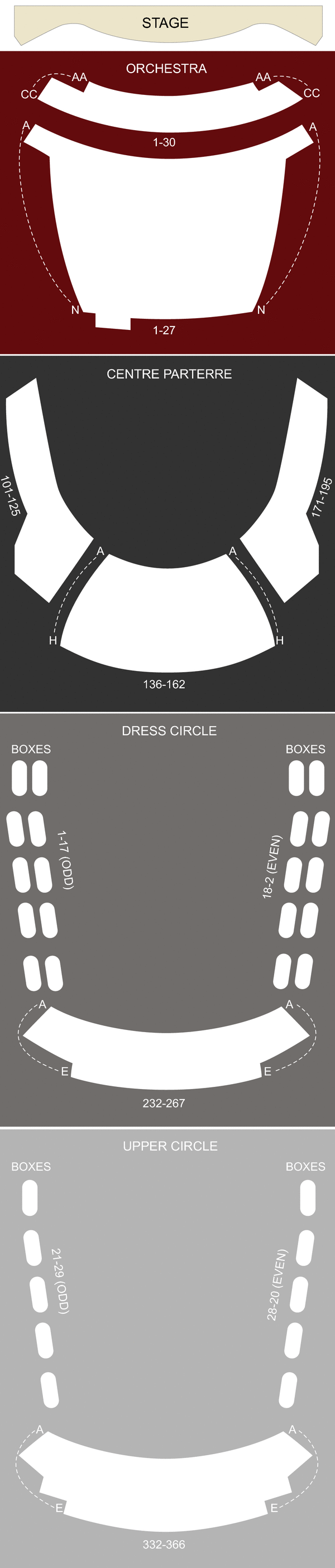 Chan Centre For The Performing Arts Seating Chart