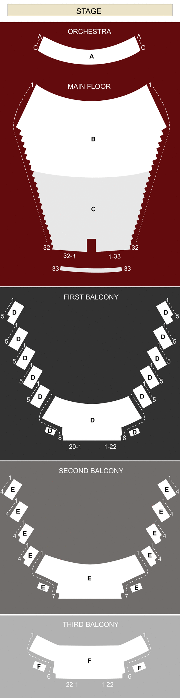 Stephens Auditorium Seating Chart