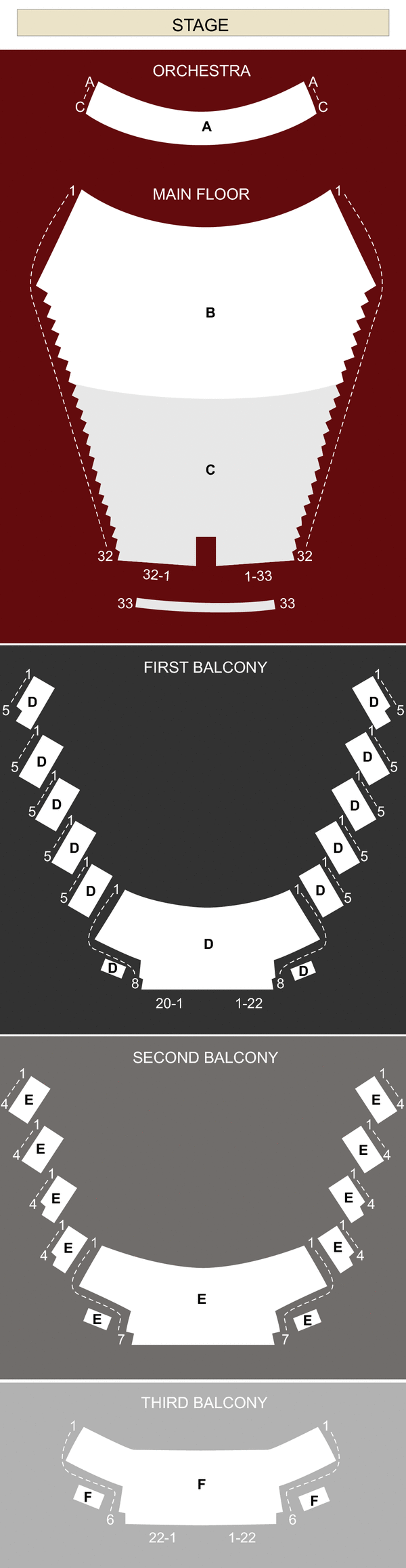 Stephens Auditorium, Ames, IA Seating Chart & Stage Ames Theater