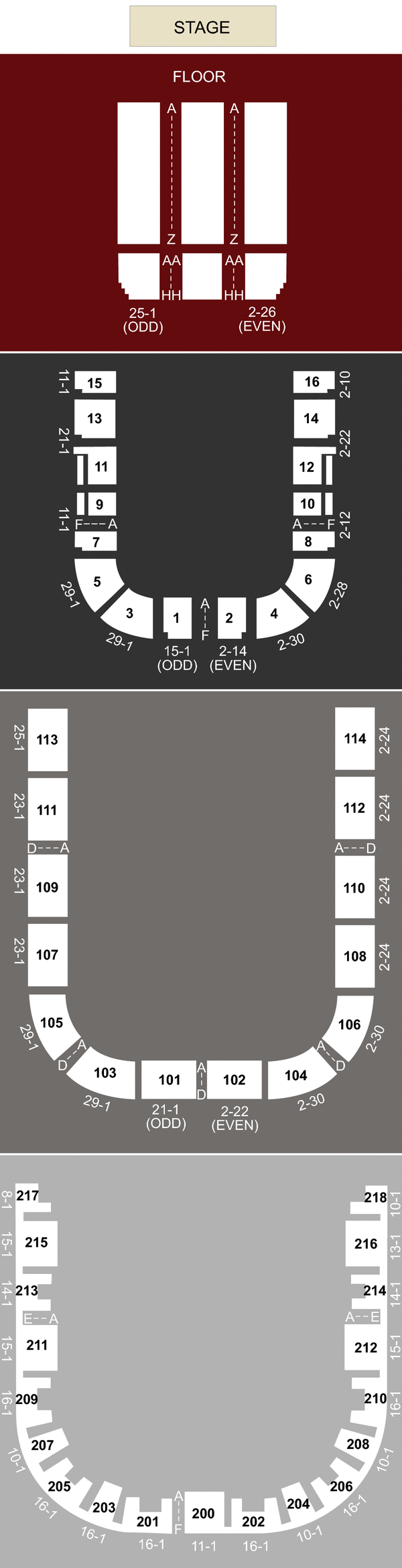 Sacramento Memorial Auditorium Seating Chart