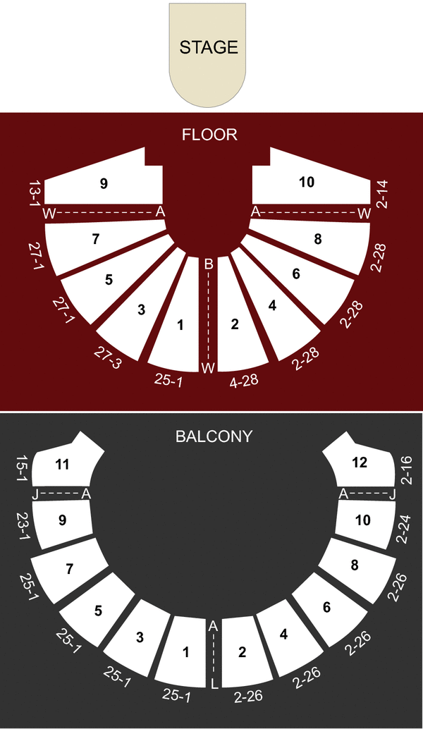 Masonic Auditorium Seating Chart