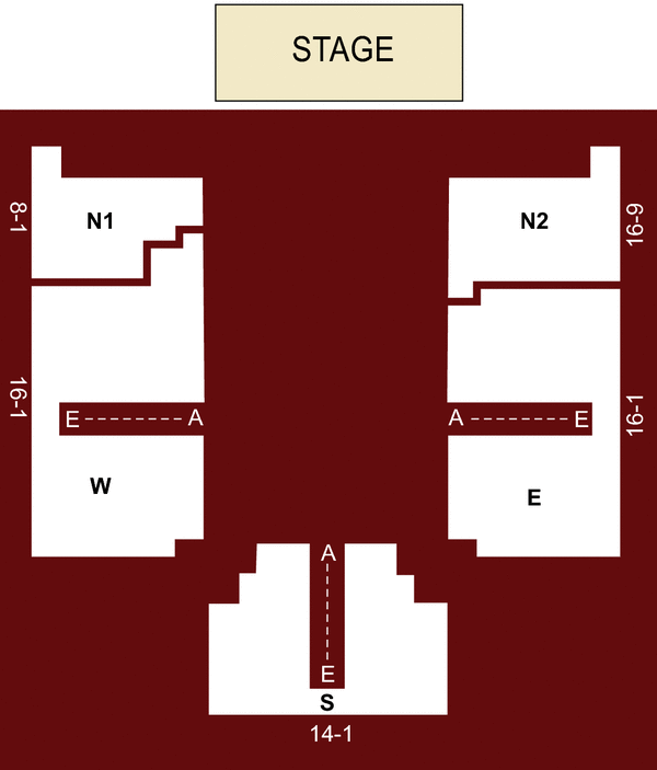 Alley Theatre Seating Chart Houston Tx Elcho Table