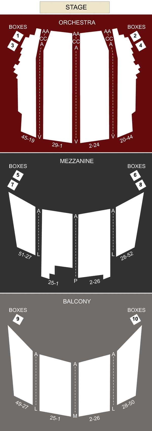 BAM Gilman Opera House Brooklyn NY Seating Chart Stage New York 