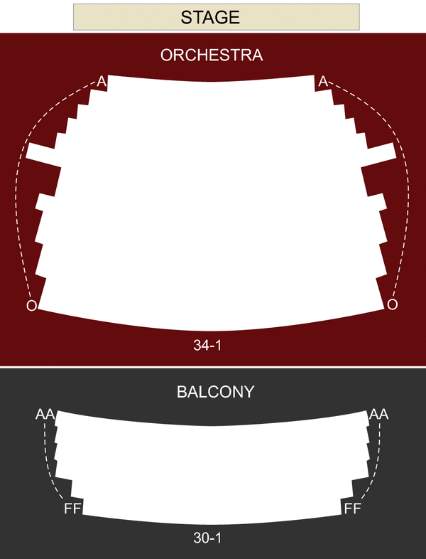 Temple of Music and Art Seating Chart