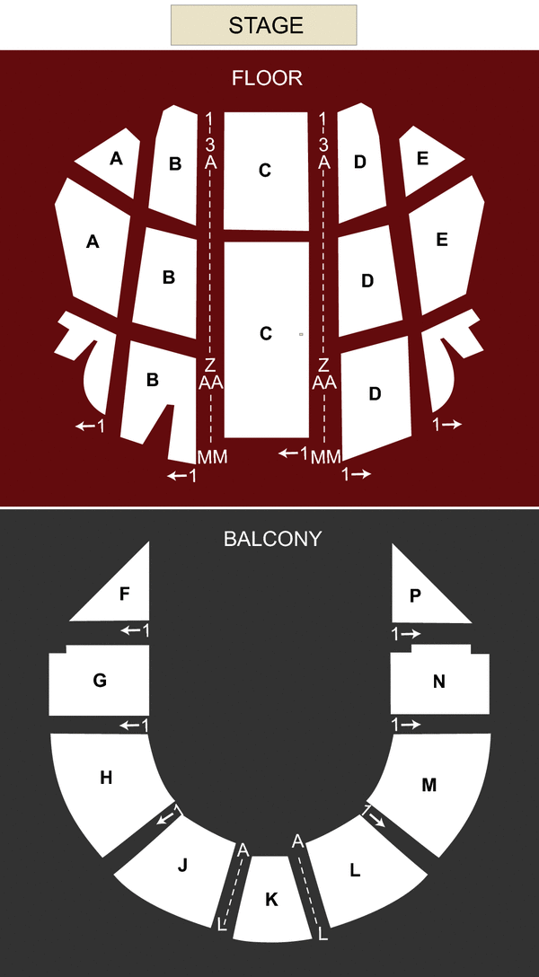 Pels Theater Seating Chart