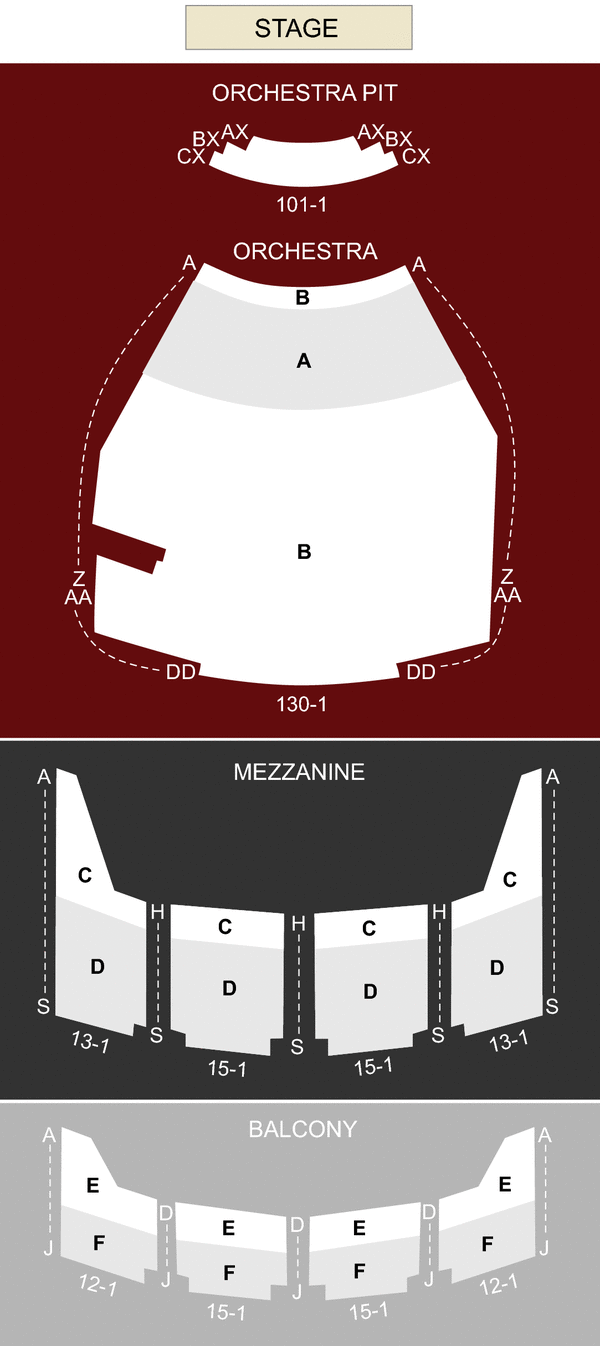 Tulsa Pac Seating Chart