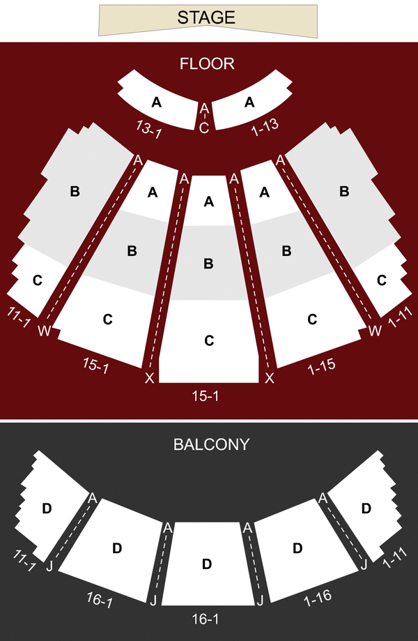 Pioneer Center Auditorium Seating Chart