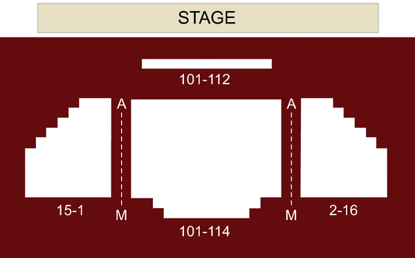 New York City Center Stage I Seating Chart
