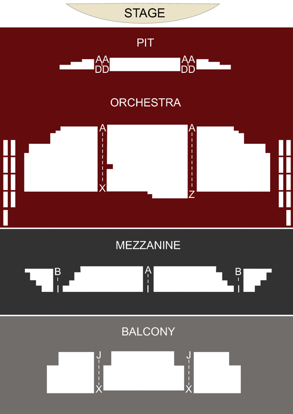 Phillips Center Seating Chart