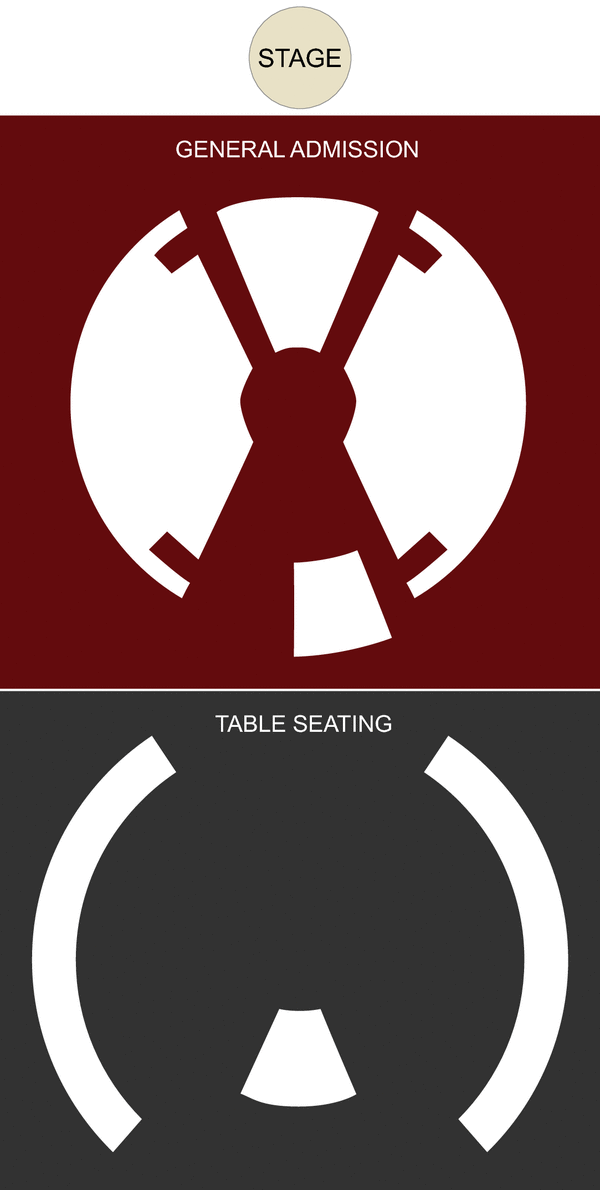Spiegeltent Seating Chart