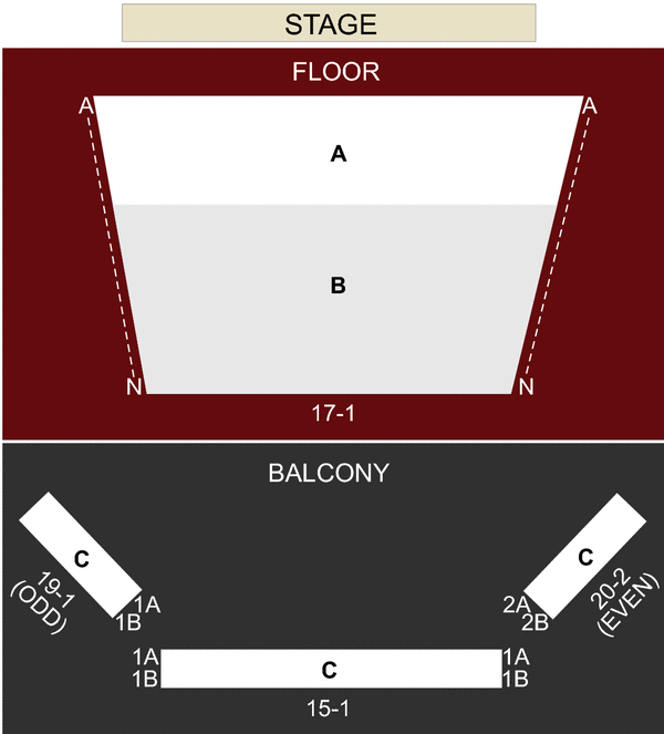 Seating Chart Chicago Theater
