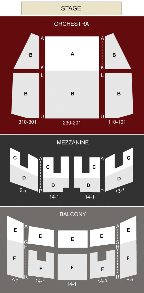 Robinson Center Music Hall, Little Rock, AR - Seating Chart & Stage ...