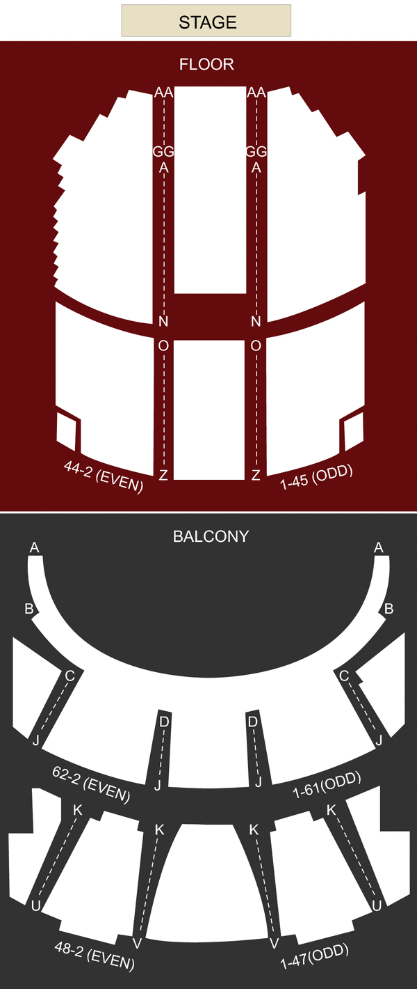 Theatre St. Denis Seating Chart