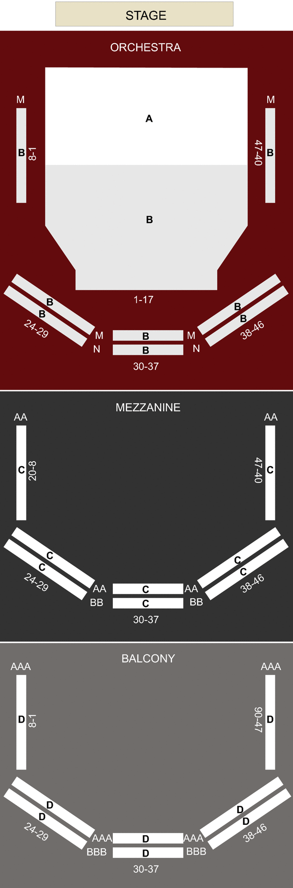 Goodman Seating Chart